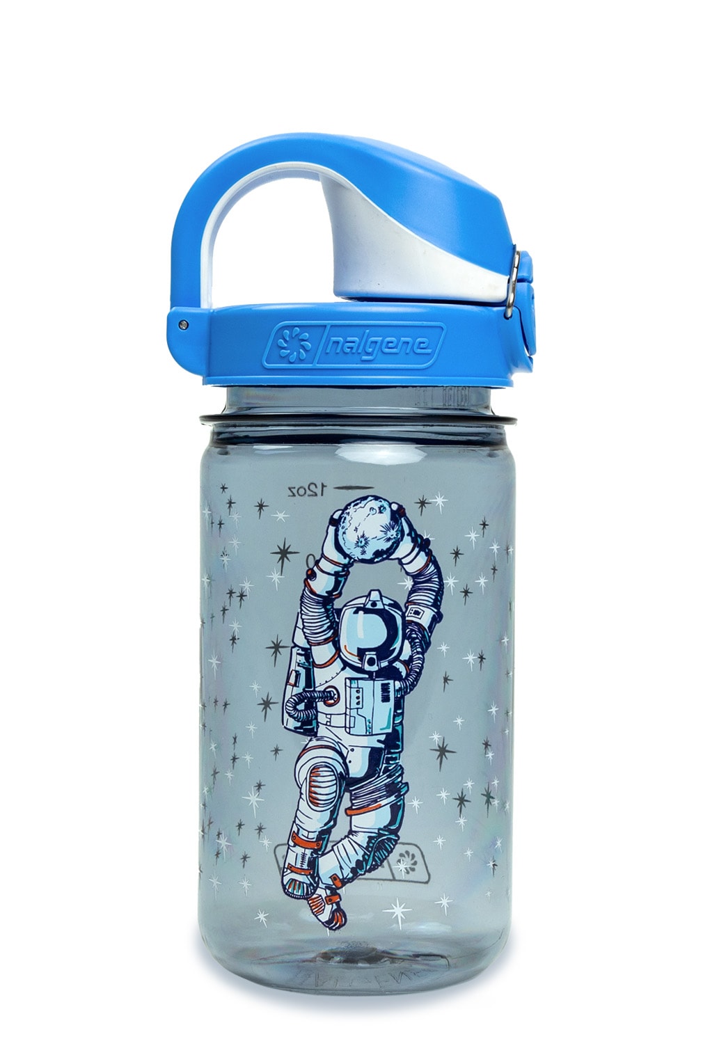 Nalgene product detail: 12oz On-The-Fly Kids Lock-Top Bottle with Graphics J8 — 12oz On-The-Fly Kids Lock-Top Bottle with Graphics