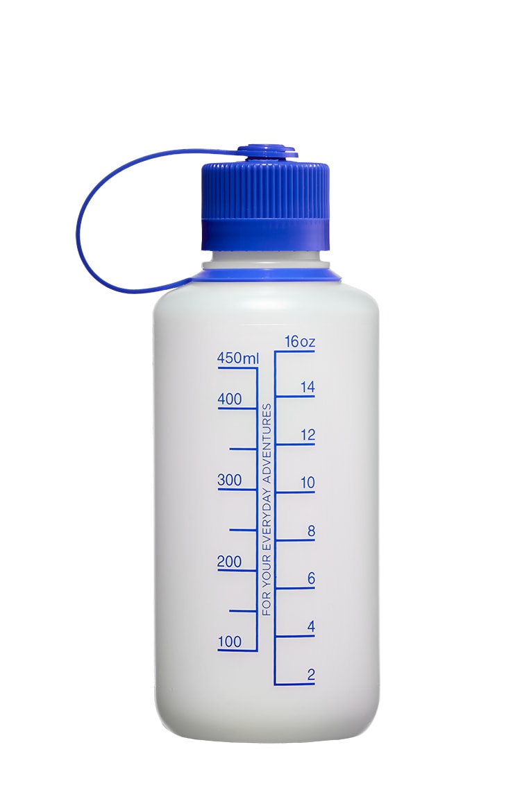 Nalgene product view: 16oz Narrow Mouth Ultralite Bottle E9 — 16oz Narrow Mouth Ultralite Bottle