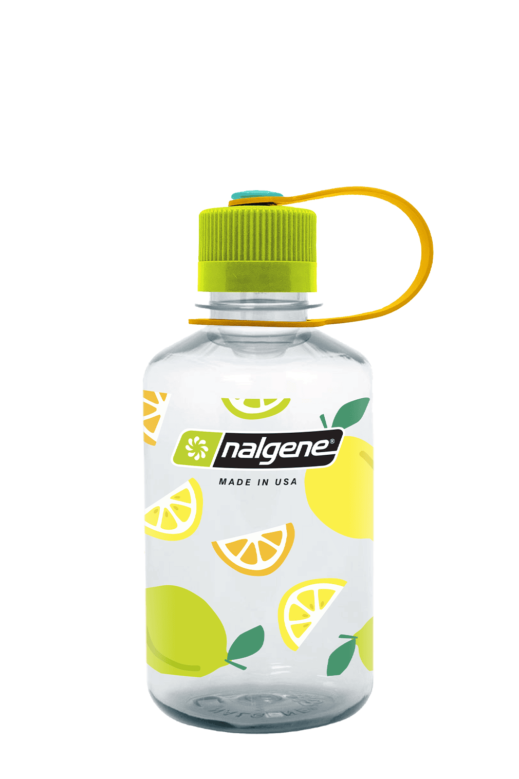 Nalgene product detail: 16oz Narrow Mouth Fruit Print Bottles S5 — 16oz Narrow Mouth Fruit Print Bottles