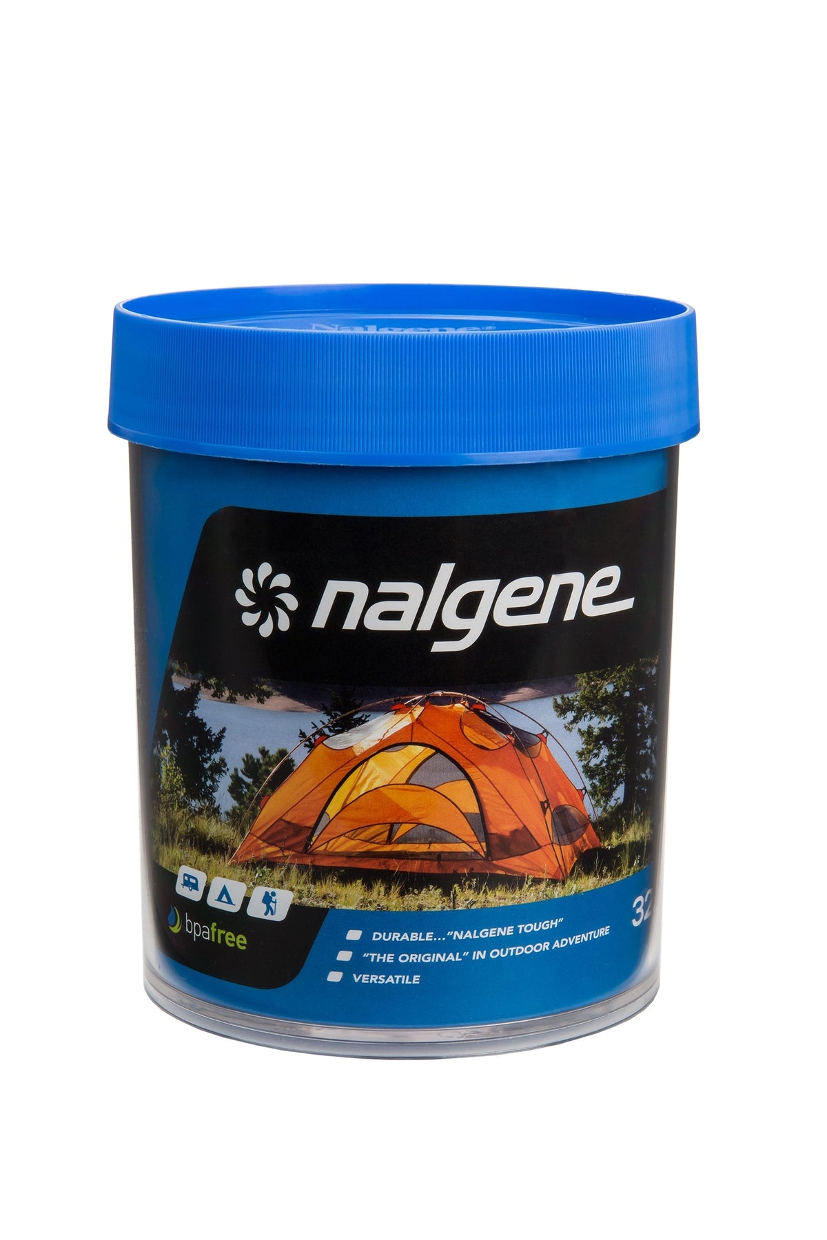 Nalgene product detail: 32oz Storage Jar – Blue Lid Q4 — 32oz Storage Jar – Blue Lid