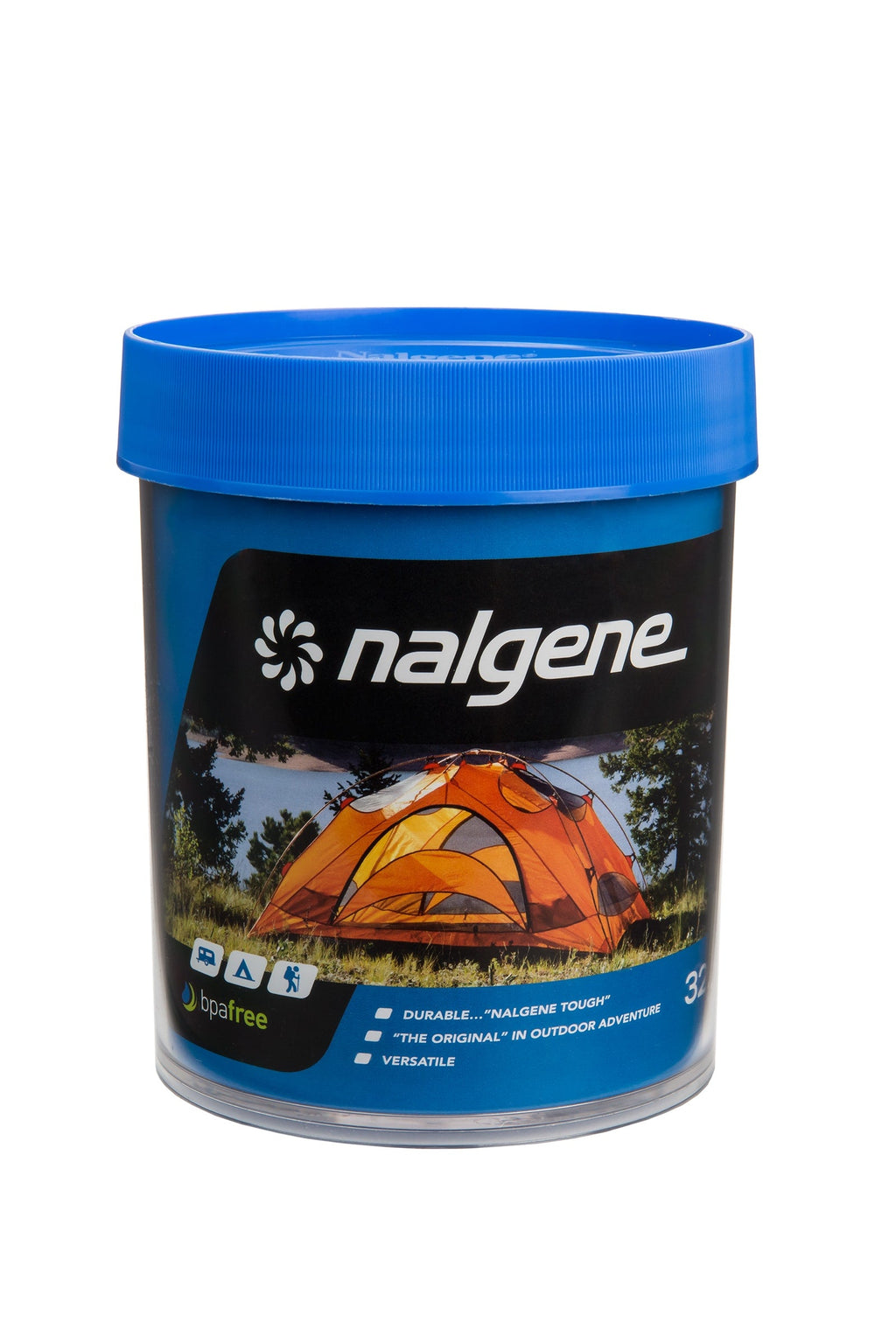 Nalgene product view: 32oz Storage Jar – Blue Lid Q1 — 32oz Storage Jar – Blue Lid