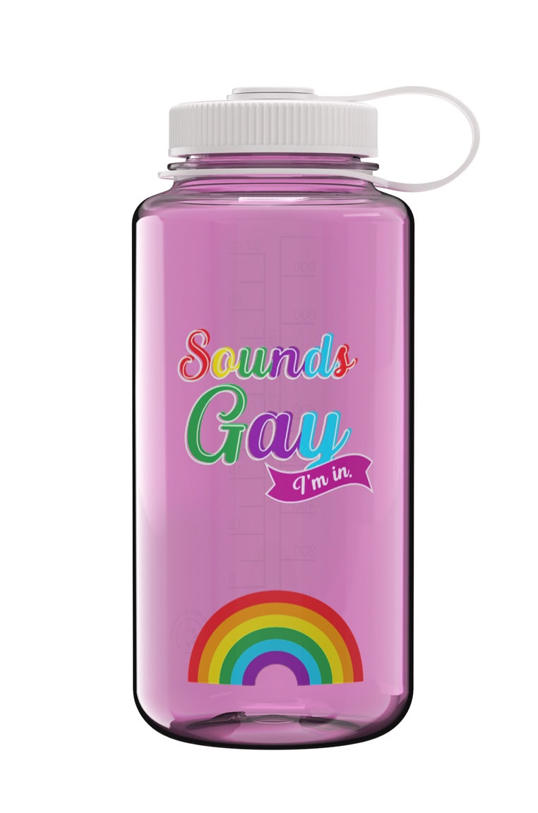 Nalgene product image: 32oz Wide Mouth Pride Bottle D8 — 32oz Wide Mouth Pride Bottle