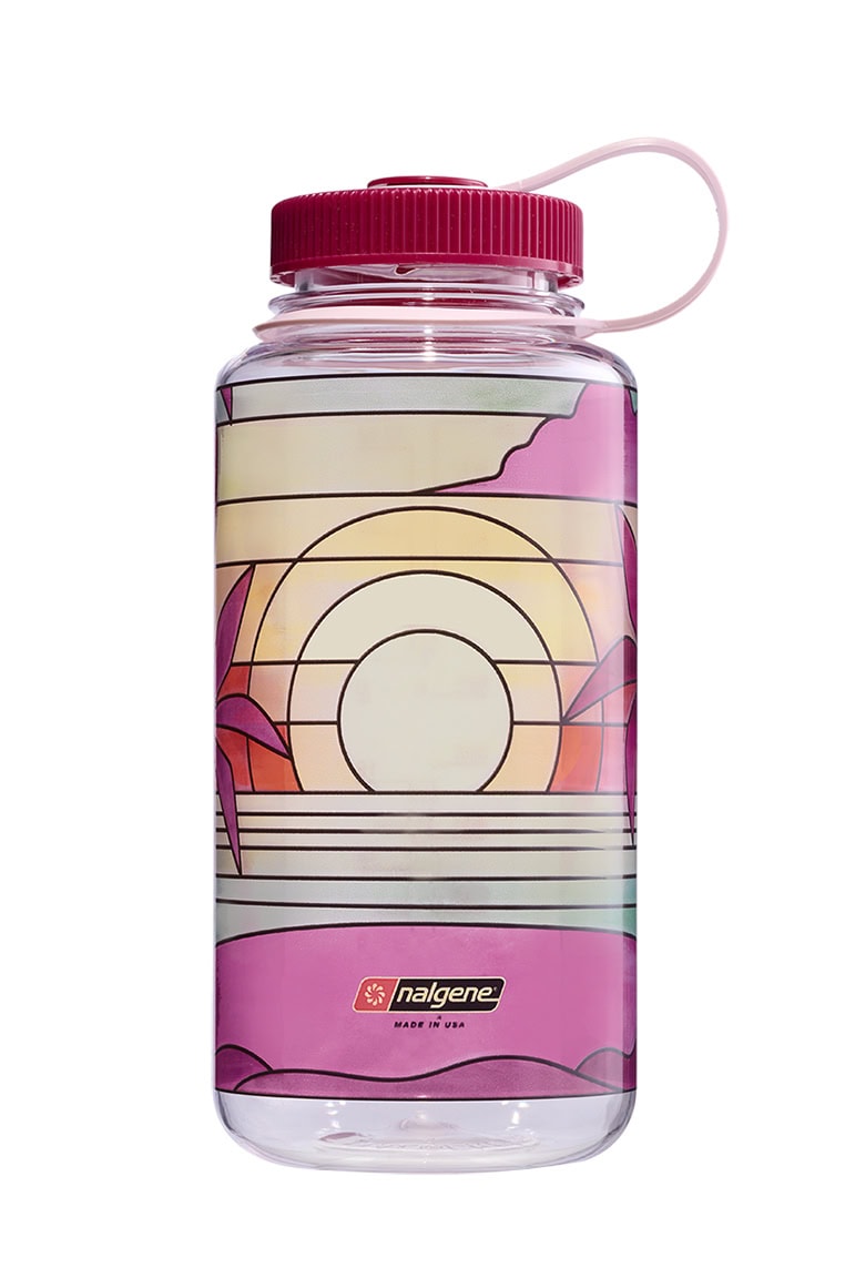 Nalgene product view: 32oz Wide Mouth Stained Glass Print Bottles Z8 — 32oz Wide Mouth Stained Glass Print Bottles