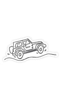 Nalgene product image: SUV Sticker F2 — SUV Sticker