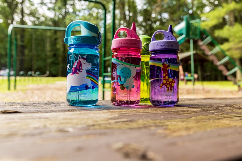 Nalgene product view: 12oz Kids Grip-N-Gulp with Graphics L9 — 12oz Kids Grip-N-Gulp with Graphics