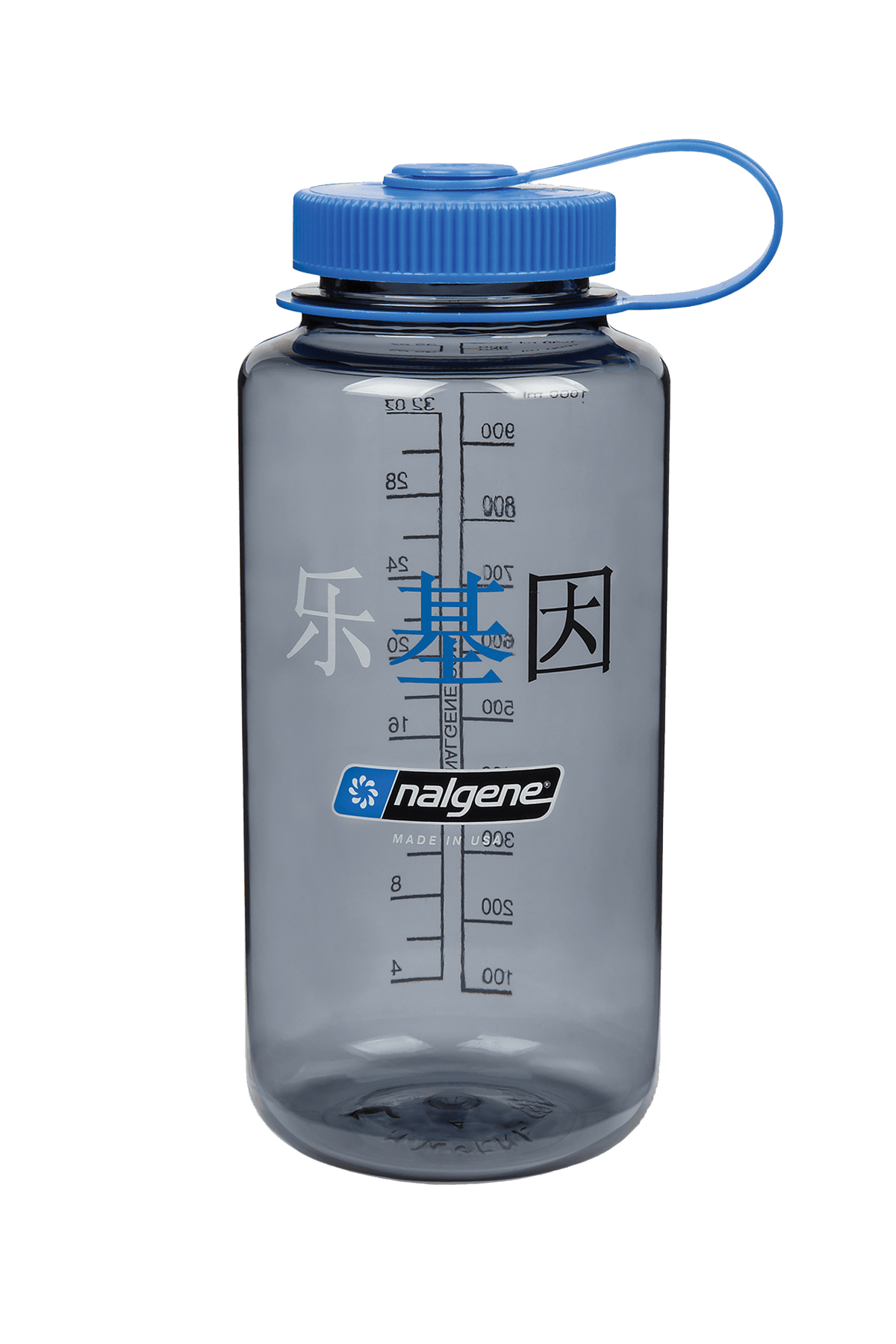 Nalgene product view: 32oz Wide Mouth “Happy Gene” Bottle S2 — 32oz Wide Mouth “Happy Gene” Bottle