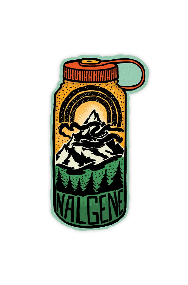 Nalgene product image: Mountain Peak Sticker Y1 — Mountain Peak Sticker