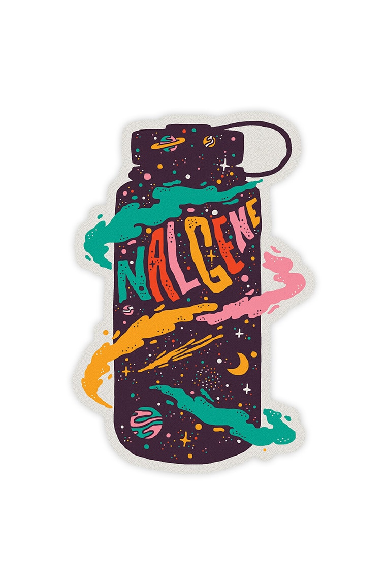 Galactic Nalgene Sticker — Galactic Nalgene Sticker N5