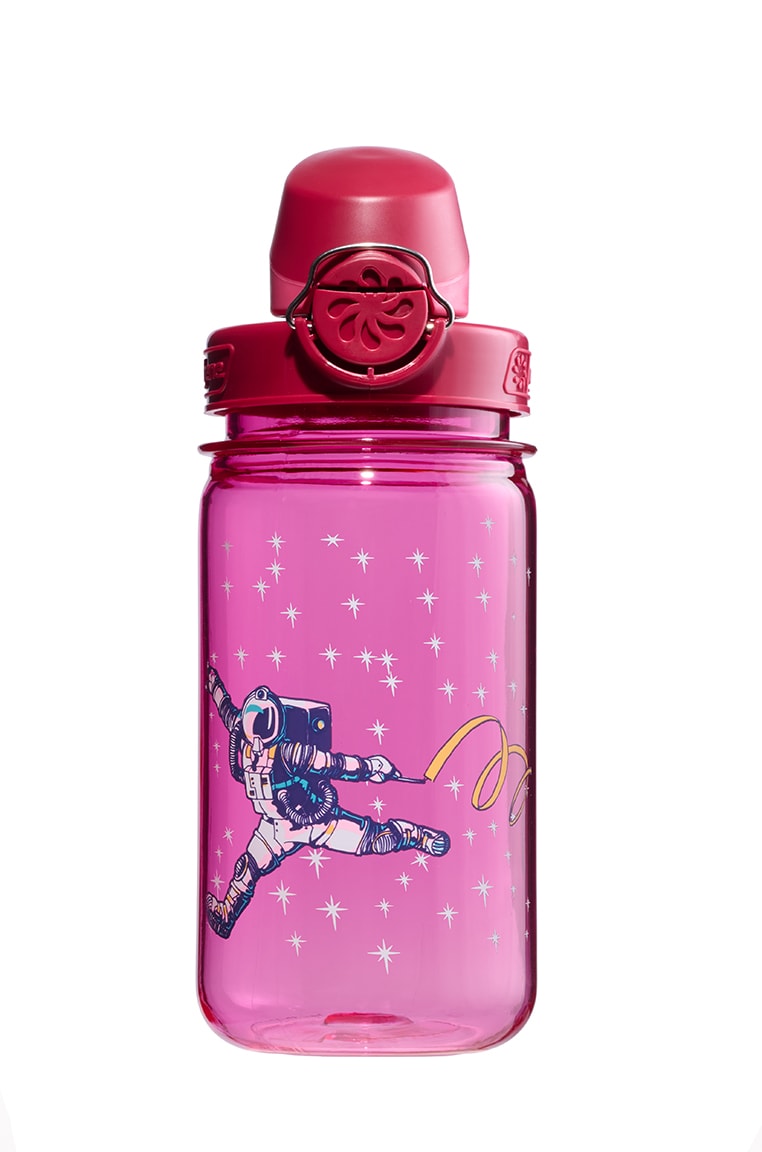 Nalgene product image: 12oz On-The-Fly Kids Lock-Top Bottle with Graphics J8 — 12oz On-The-Fly Kids Lock-Top Bottle with Graphics