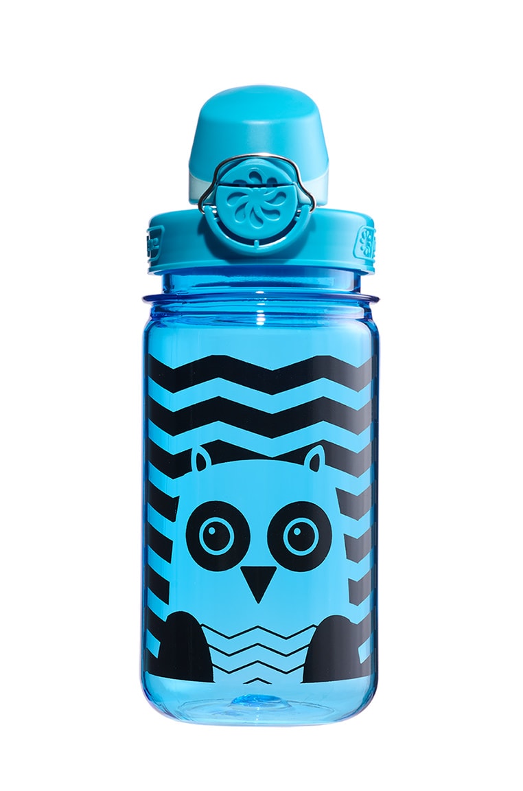 Nalgene product view: 12oz On-The-Fly Kids Lock-Top Bottle with Graphics J8 — 12oz On-The-Fly Kids Lock-Top Bottle with Graphics