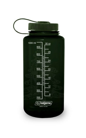 Nalgene product view: 32oz Wide Mouth “Public Lands: Forests Are for Us” Bottle F1 — 32oz Wide Mouth “Public Lands: Forests Are for Us” Bottle