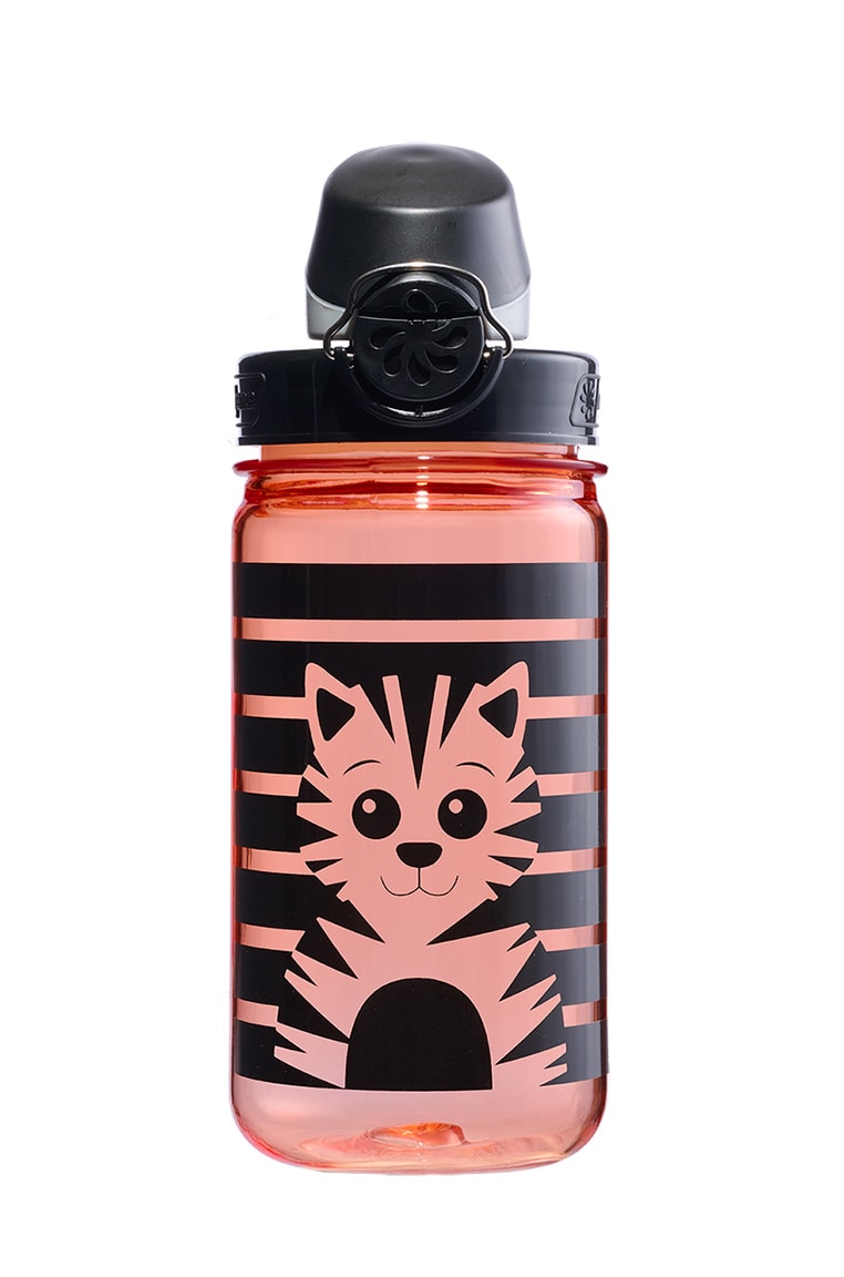 Nalgene product image: 12oz On-The-Fly Kids Lock-Top Bottle with Graphics J8 — 12oz On-The-Fly Kids Lock-Top Bottle with Graphics