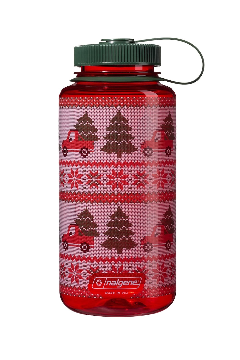 Nalgene product detail: 32oz Wide Mouth Ugly Sweater Bottle L2 — 32oz Wide Mouth Ugly Sweater Bottle